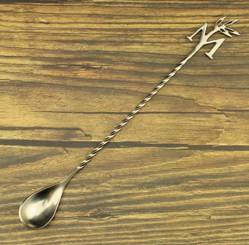 Барная ложка Magic 25 см золотая