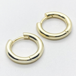 Ювелирные швензы Конго с позолотой, размер 19*3 мм, цена за пару