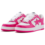 A Bathing Ape Bathing Ape A Bathing Ape Sta Cow Leather розовый белый