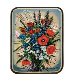 ШК-55/175-B Шкатулка «Цветы» исп. Маркова