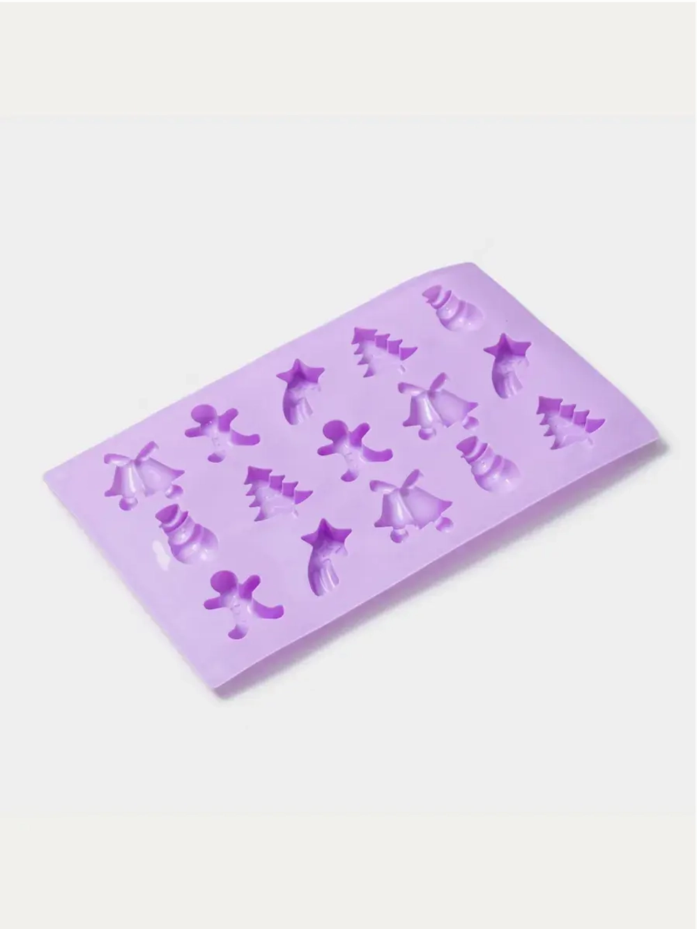 Форма для конфет силиконовая «Ёлочки - иголочки», 30×17,3×1,3 см, 15 ячеек