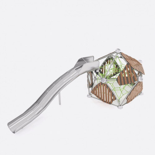 Игровой комплекс с горкой (ДР0102)