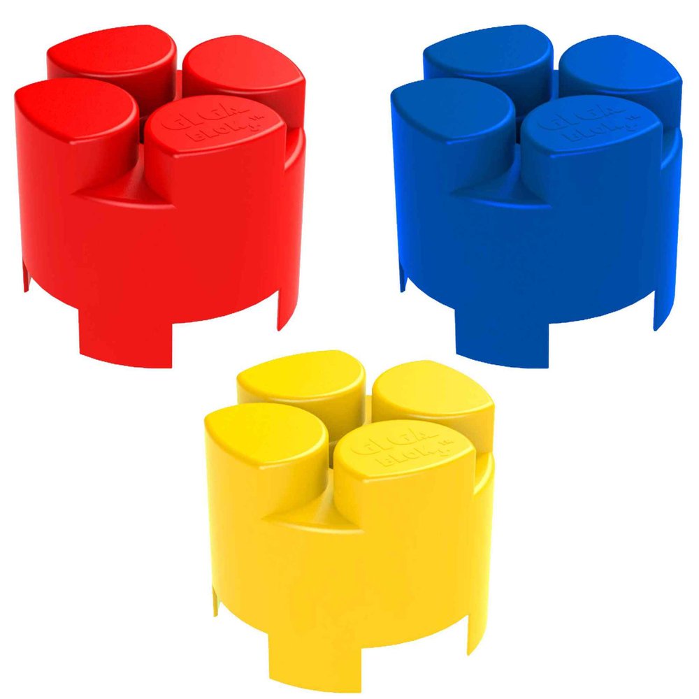 Элемент круговой 6x6x5 см для конструктора 5"