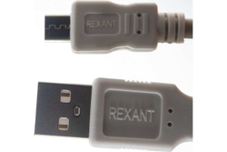 Шнур REXANT micro USB male - USB-A male 1.8M 18-1164