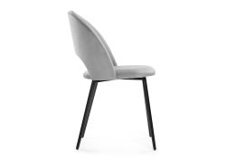 Стул на металлокаркасе Ирре confetti silver серый / черный