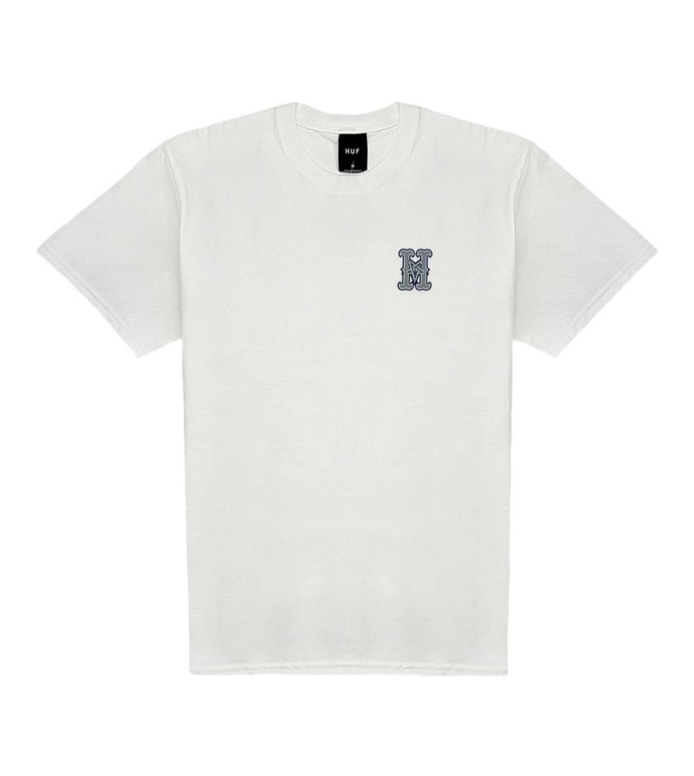 Футболка HUF x Thrasher High Point White