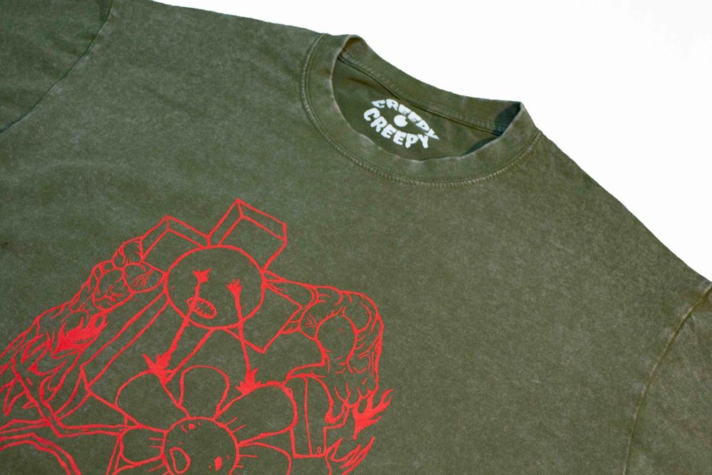 Лонгслив Creepy Clothing Принуждение хаки