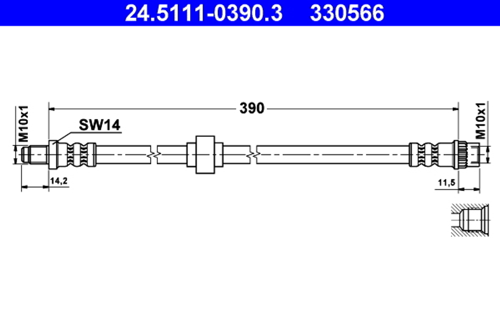ATE - 24511103903-ATE - Brake Hose