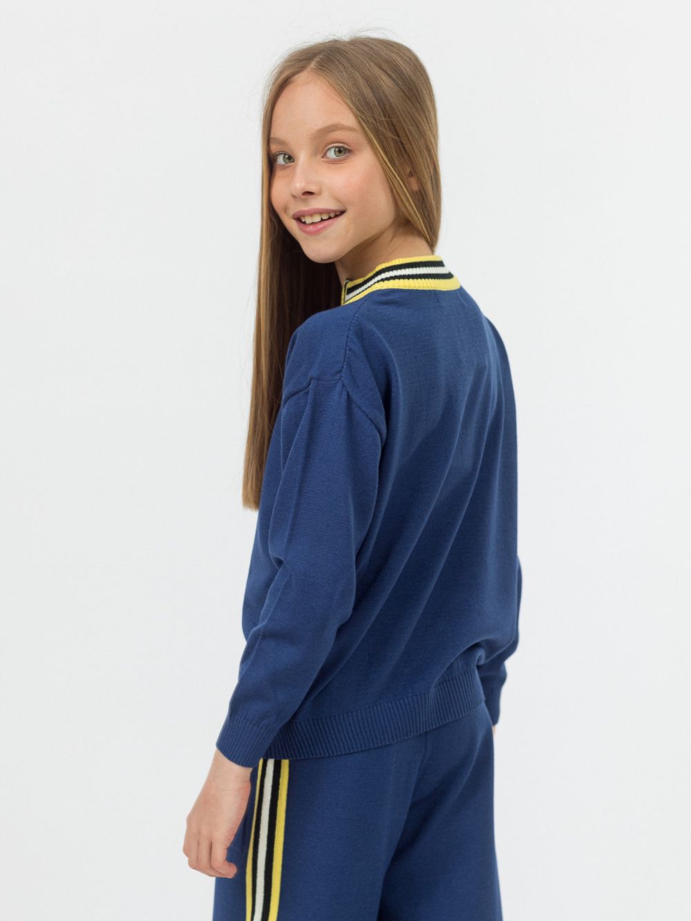 Джемпер для девочки AT975 сапфировый