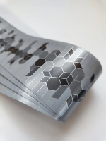 Бордюр для обоев бумажный 6 см окантовка лента серый