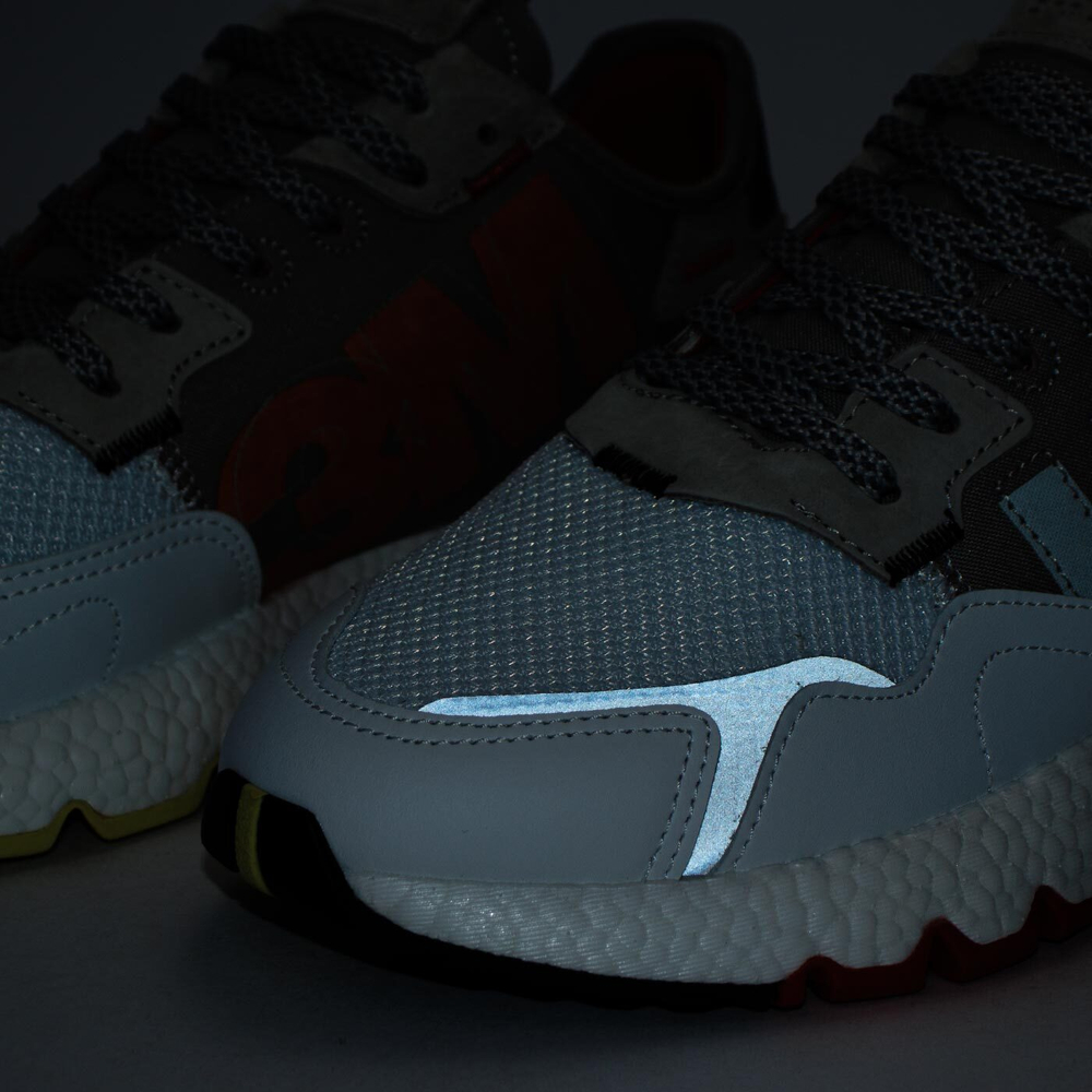 Кроссовки Adidas Nite Jogger White Grey