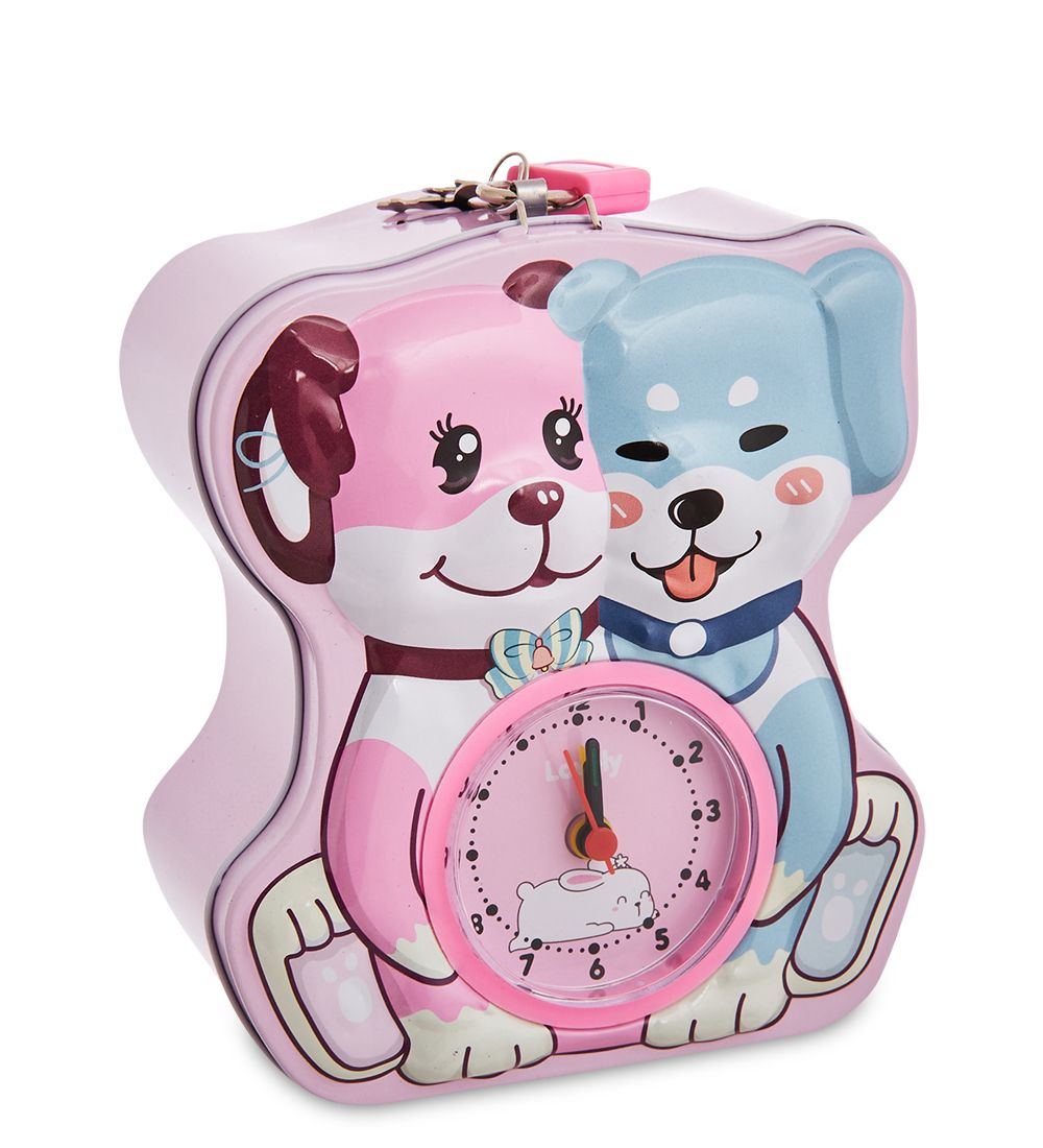 GAEM Art BX- 86/2 Метал. копилка с часами «Друзья»