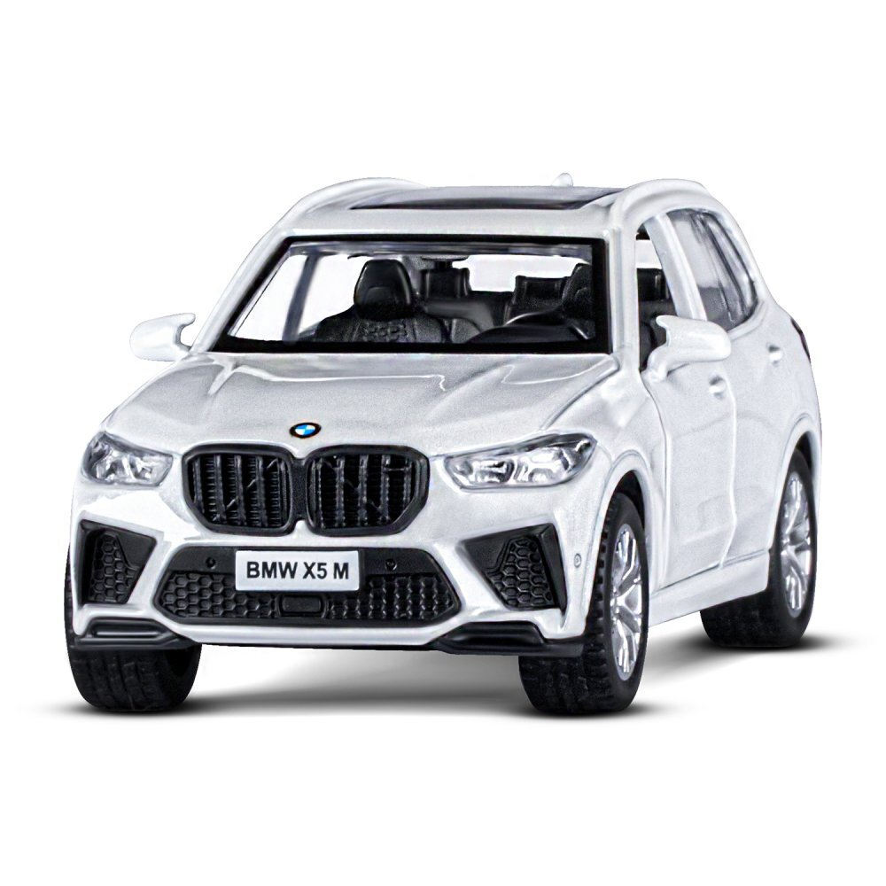 Модель 1:43 BMW X5M, белый, инерция, откр. двери