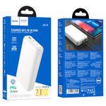 Портативный аккумулятор HOCO J87A 20000 mAh PD 20W +QC 3.0 (белый)
