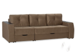 Диван прямой Спинер (МД) GROUND 03 (коричневый)