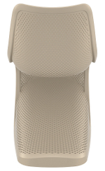 Стул пластиковый Siesta Contract Bloom, бежевый