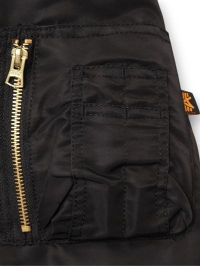 Куртка Бомбер - MA-1 Flight Jacket (черная - black)