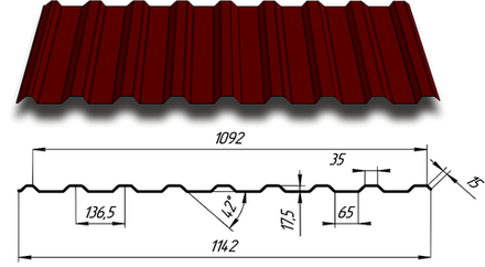 Профнастил МП-20