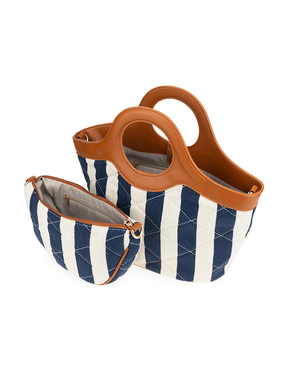 25079/43 Сумка жен., текстиль + иск. кожа