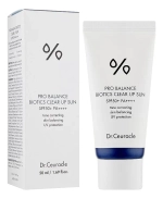 Солнцезащитный осветляющий крем с пробиотиками Dr.Ceuracle Pro Balance Biotics Clear Up Sun SPF 50+ PA++++