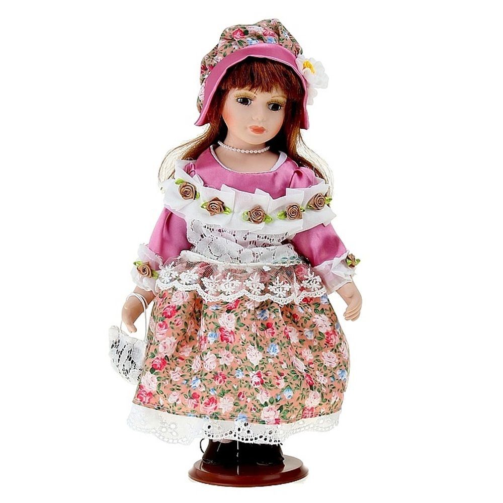 Кукла коллекционная &quot;Ярослава в цветочном платье&quot; 40 см.