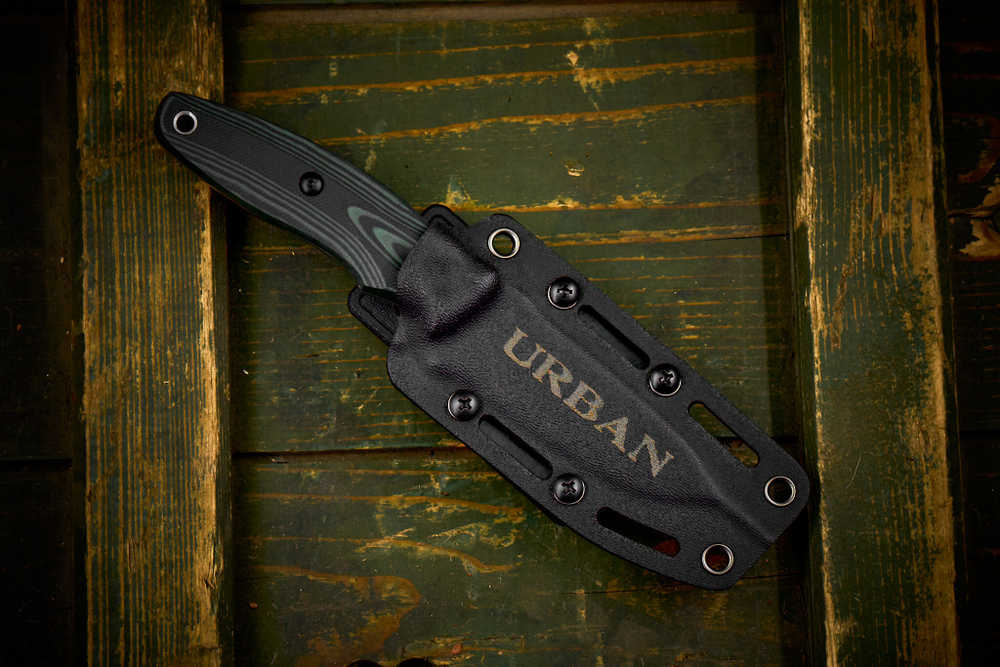 Туристический нож Urban 440C (Cryo) Stonewash Green