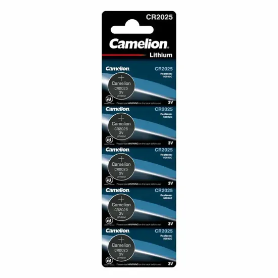 Батарейка Camelion CR2032 BL5 Lithium 3V