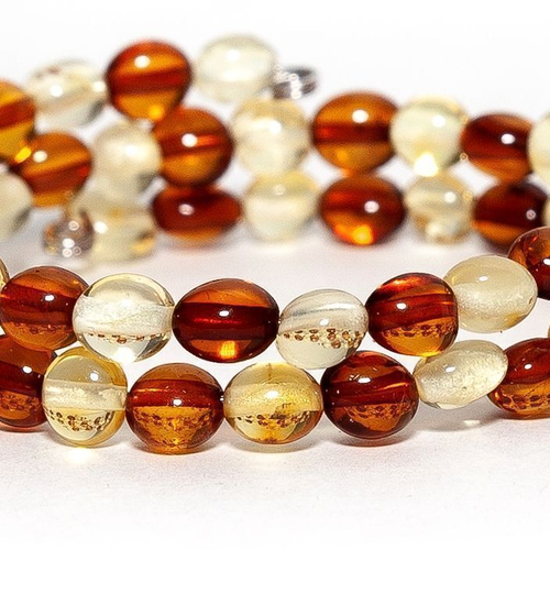 Янтарный браслет для детей на эластичной струне, для детей от 4-5 лет