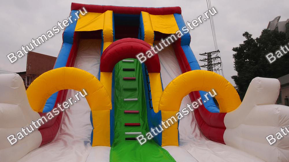 Надувной батут-горка "Гора дружбы"