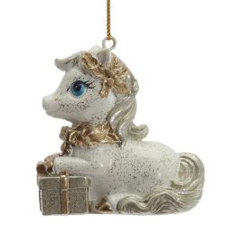 GAEM Фигурка декоративная подвесная "Лошадка", L6 W3 H6,5 см