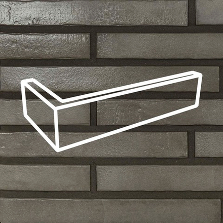Облицовочная плитка угловая Lifebrick Лонг 203, 235х110х50х15 мм