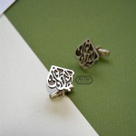 Серебрянные запонки Arte To Mara Jan Vajehani 20220519 Иран