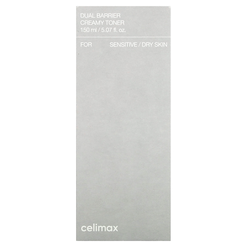 Celimax, кремовый тоник с двойным барьером, для чувствительной/сухой кожи, 150 мл (5,07 жидк. унции)