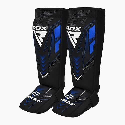 Шингарды RDX IMMAF Approved Neoprene Shin Instep синие