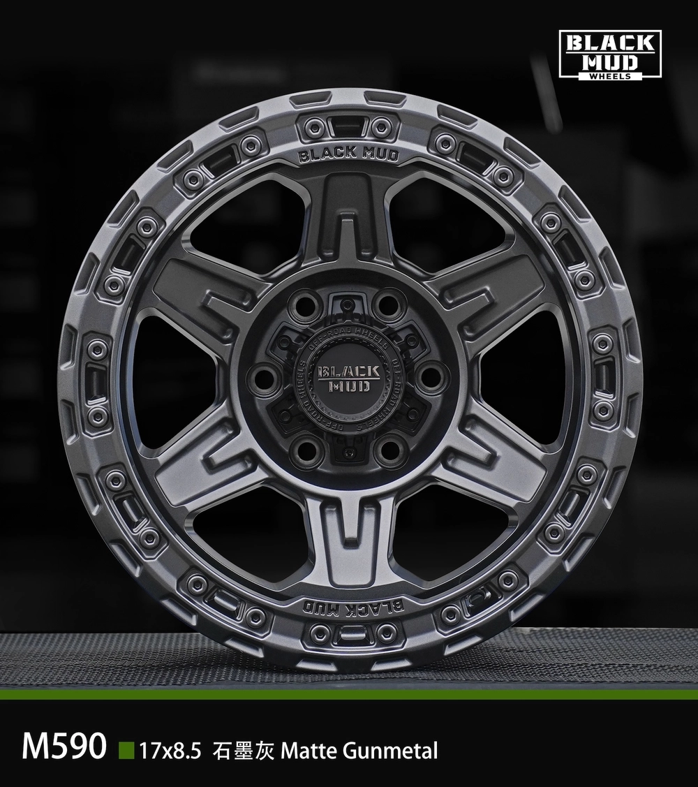 Диск колёсный литой BLACK MUD M590 R17 8,5 ЕТ0 Dark Matte Tint / Matte Gunmetal