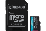 Карта памяти Kingston microSDXC Canvas Go Plus Class 10 UHS-I U3 (170/90MB/s) 256GB + ADP