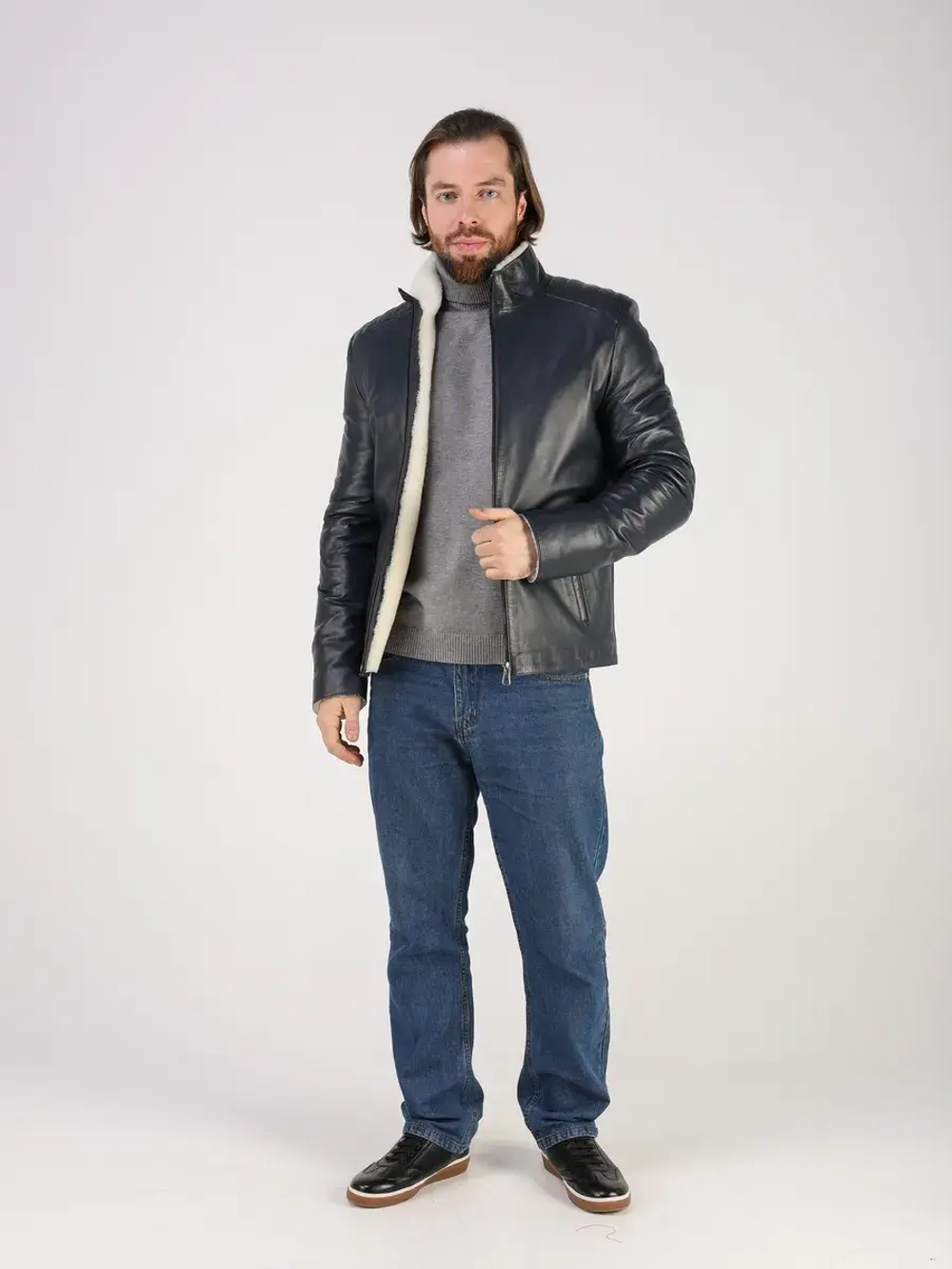 Дубленка натуральная куртка зимняя кожаная