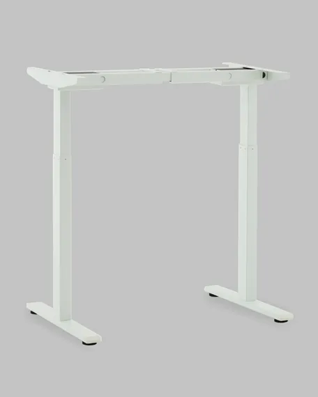 Подстолье для стола с электроприводом и регулировкой высоты, 2 мотора, память 3 уровня высоты, белый