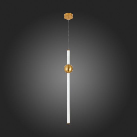 SL1222.213.01 Светильник подвесной ST-Luce Золотистый/Золотистый, Белый LED 1*18W 4000K ANGURRA