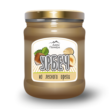 -Урбеч из лесного ореха, ДарыПамира, 230г.
