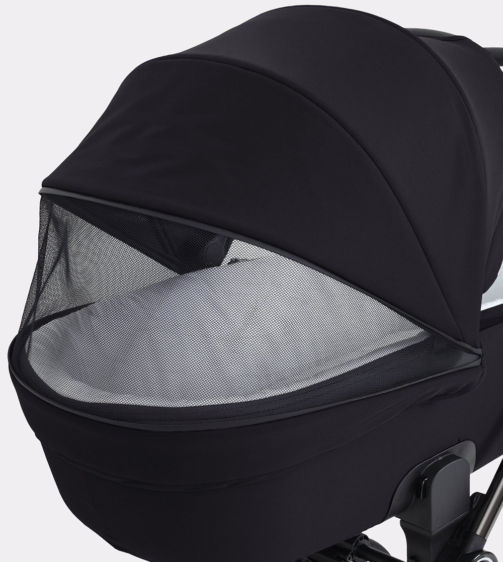 Детская коляска Rant Teo Black Chrome 3 в 1 Black