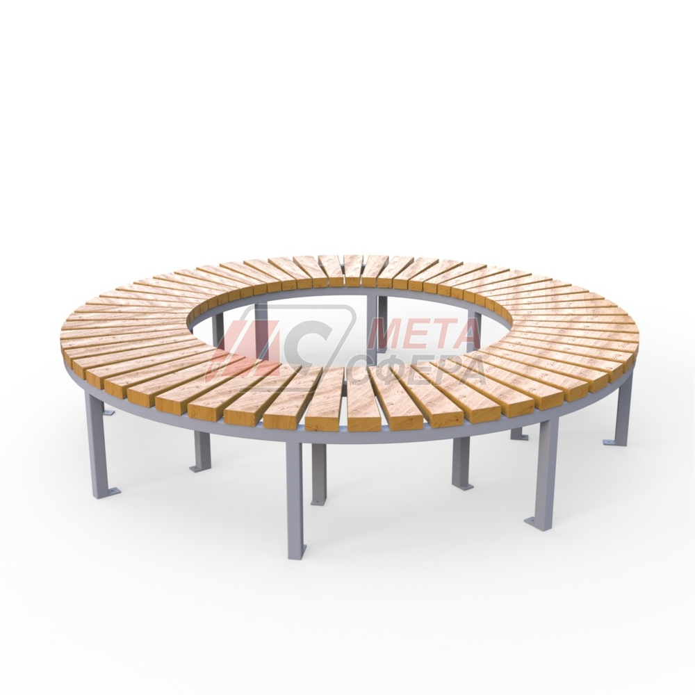 Лавка Блок радиусная