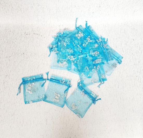 Мешок для подарков бирюза 20 шт