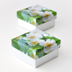 Футляр картонный «Романтика.Яблонька №25» 60x60x34 мм.