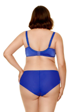 Бюстгальтер Pamela с мягкими сетчатыми чашками с вышивкой (Размер: 65F) (Цвет: сливовый)