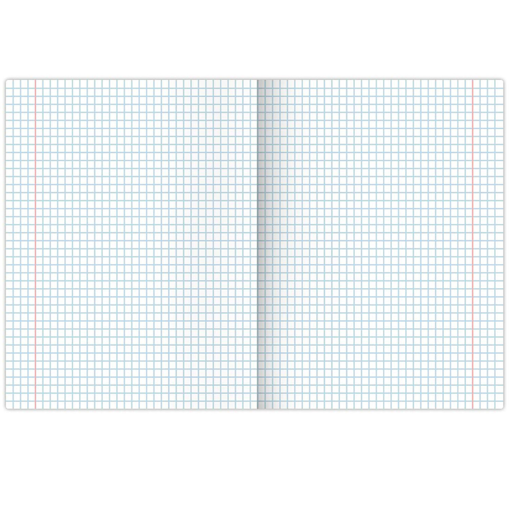 Тетрадь А5 96 л. BRAUBERG скоба клетка глянцевая ламинация "Color Stripes" (15 штук в упаковке)