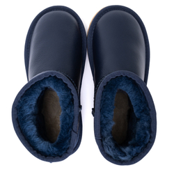 UGG Kids Classic Short Metallic Navy