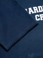 Толстовка Hardlunch Crew с коротким рукавом темно-синяя
