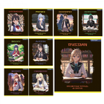 Комплект предметных тетрадей А5 48л., 10 предметов, со справ матер, скрепка, мелов. картон (стандарт), блок офсет, Alingar "Anime style"