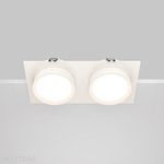 Встраиваемый светильник Maytoni Hoop DL086-02-GX53-SQ-W